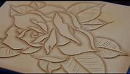 Traditional Rose Tooling Leather