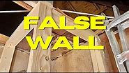 How to build a false wall easy.