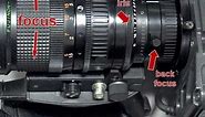 How To Backfocus A Broadcast Camera Lens