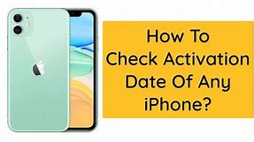 How To Check Activation Date Of Any iPhone | Techify Tech