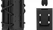 KRYDEX 9mm Pistol Magazine Pouch Polymer Magazine Holder Carrier with MOLLE Clip and Belt Clip