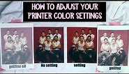 Set the color on your printer for sublimation and print then cut - fix color issues on printers