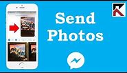 How To Send A Photo In Facebook Messenger iPhone