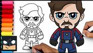 How To Draw Star-Lord | Guardians of the Galaxy Vol 3