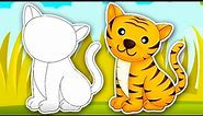Animal Puzzle Guessing Game for Toddlers! Learn about Animals with Puzzles | Kids Learning Videos