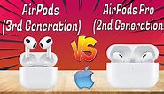 Comparison Apple Air Pods 3rd Generation Vs Apple Air Pods Pro2nd Generation