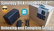 Synology DS218+ 2 Bay Desktop NAS Enclosure Unboxing and Setup