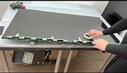 How to repair Philips led tv backlight 58PUS6203 58" Hintergrundbeleuchtung