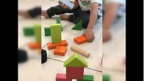 MULA 24 building blocks with wagon from Ikea. Mason first try. Good job and keep it up son. 💪🏻💪🏻