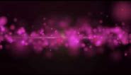 Hot Pink Flying Bokeh Particles Dark Free Background Videos, No Copyright | All Background Videos