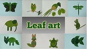 Leaves art | Craft idea from leaves