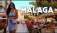 Malaga City Spain Beautiful City Summer 2023 July Update Costa del Sol | Andalucía [4K 60fps]