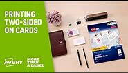 How to Print Double-Sided Cards with Avery Products