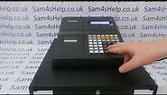 How To Use Sam4S ER-260BEJ Cash Register 1st Use Set Up Instructions Quick Start Guide ER260