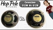 G12M vs G12H - Celestion Greenback comparison