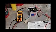 How to fill and charge conventional motorcycle battery.