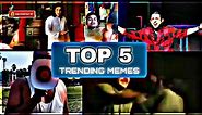 TOP 5 MOST POPULAR & TRENDING MEMES TEMPLATE PACK || 2024 MEMES PACK ||HELPFUL VIDEO FOR EDITOR'S ❣️