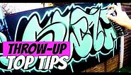 How to Paint a Throw-Up | Graffiti Tutorial