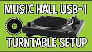 Music Hall USB-1 Turntable Setup