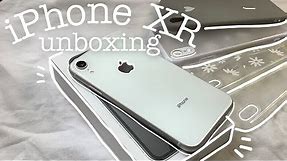 🍎 unboxing iPhone XR in 2021 + cases 🧚‍♀️🌼 | chill | philippines