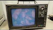 Vintage Sony Trinitron TV set
