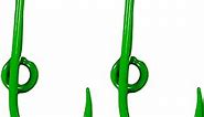 Custom Colored Eagle Claw Lime Green Hat Fish Hooks for Cap (Set of Two Hat Hook pins) Two Lime Green Hat Hook Clip