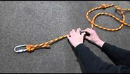 how to make a work positioning lanyard