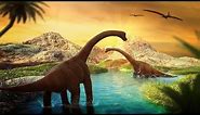 Beautiful Prehistoric Music - Dinosaur World | Ancient, Jurassic, Jungle (1 hour)