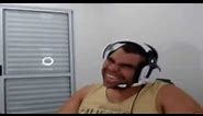 brazillian streamer laughing meme but its medium quality