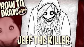 How to Draw JEFF THE KILLER (Creepypasta) Drawing Tutorial - Draw it, Too!