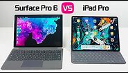 2018 iPad Pro vs Surface Pro 6