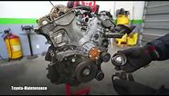 Toyota Engine 1GR-FE V6 4.0 Liter disassembly continues