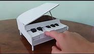 How to make a PİANO out of cardboard–DIY cardboard Piano