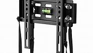 onn. Fixed TV Wall Mount for 19" to 42" TVs, Holds TVs up to 35 lbs, Black