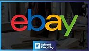Redesigning the eBay mobile icon. Watch the logo design process start to finish
