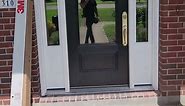3M Window Films Front Door Privacy. This reflective will give you DAY-TIME Privacy and Heat Control.