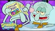 Squidward Doing Anything But His Actual Job at the Krusty Krab 😑 | SpongeBob