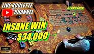 🔴 LIVE ROULETTE | 💰 INSANE WIN 💲34.000 In Las Vegas Casino 🎰 $1.000 Chips Inside ✅ 2024-04-02