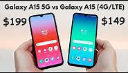 Samsung Galaxy A15 5G vs Samsung Galaxy A15 (4G/LTE) - Who Will Win?