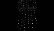 Vertical video white dots on black background plexus animation