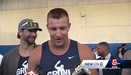 'Time to get jacked': Gronk helps upgrade weight room at Boston school