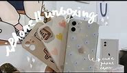 white iPhone 11 unboxing + cute shopee phone cases ☁️✨