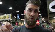 Bryce Harper on his Under Armour "Harper One" Cleats