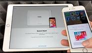 How to SetUp iPad 7th gen using Quick Start | Set Up Guide