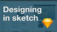 Designing in Sketch: Impossible Project Homepage | Sketch App Speed Art