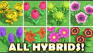 🌼 ALL HYBRID FLOWERS In Animal Crossing New Horizons & How To Grow Them EASY!