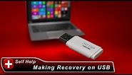 Toshiba How-To: Create System Recovery Media on a USB Flash Drive with a Windows 8 Laptop