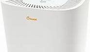Crane Air Purifier with True HEPA Filter, Germicidal UV Light, 250 Sq Feet Coverage, Timer Function, Sleep Mode, Washable Particle Filter, EE-5067