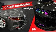 RGB Color Changing Head Lights - 2018-2024 Toyota Camry Removal & Installation