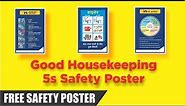 5S Safety Signs Poster I Free 5s Safety Board I Understanding 5s Poster I Saurabh Safety Poster